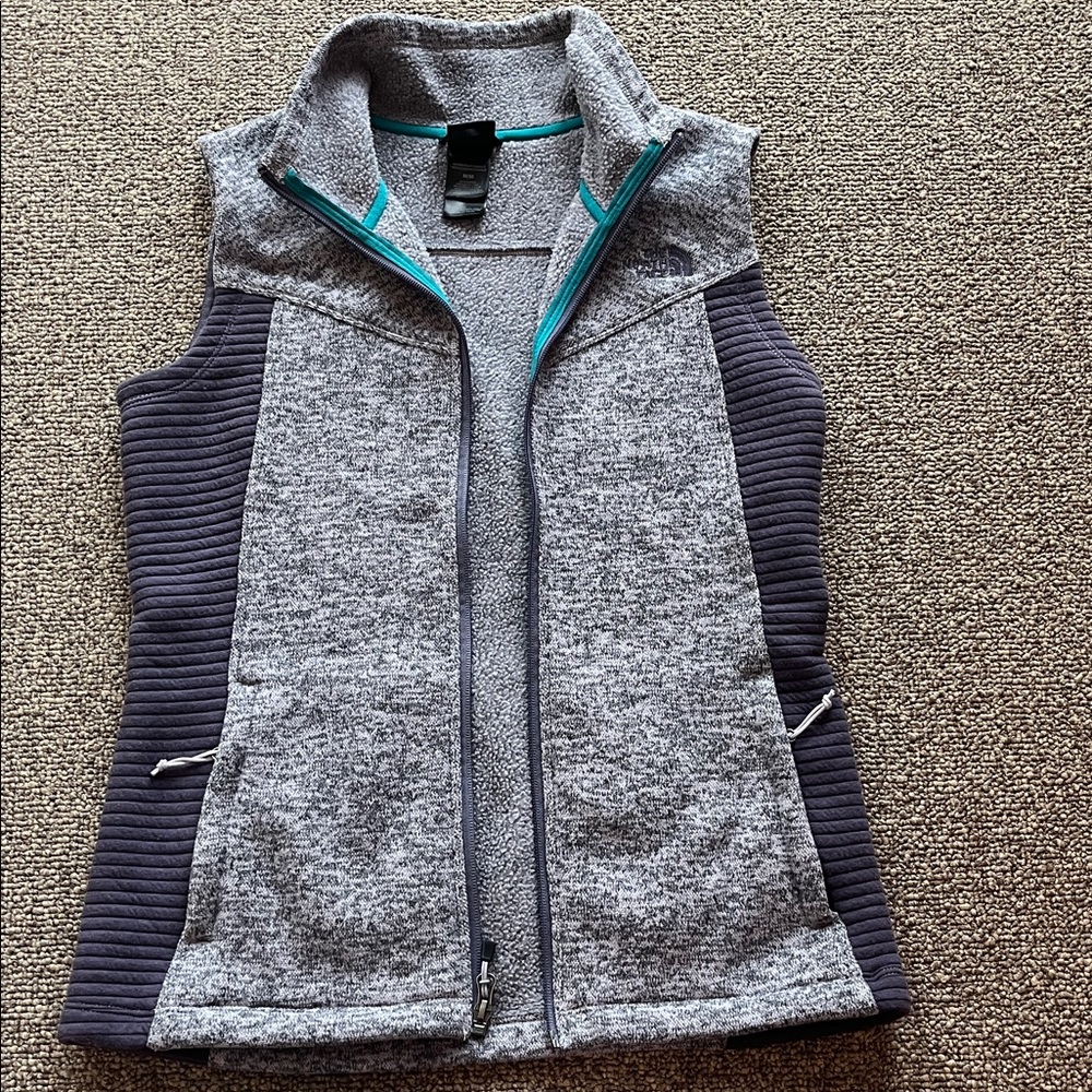 The North Face Women's Gray and Purple vest